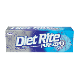 Diet Rite Diet Soda Pure Zero Cola 12 Oz Cool Pack Full-Size Picture